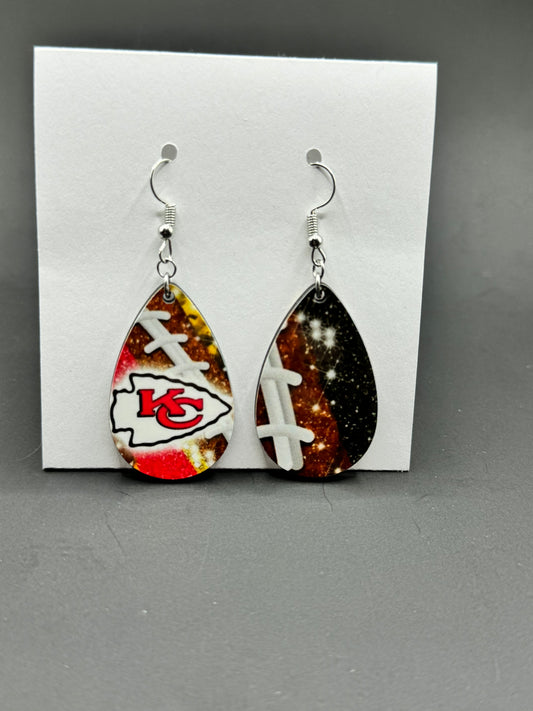 Kansas City Chiefs Super Bowl Earrings