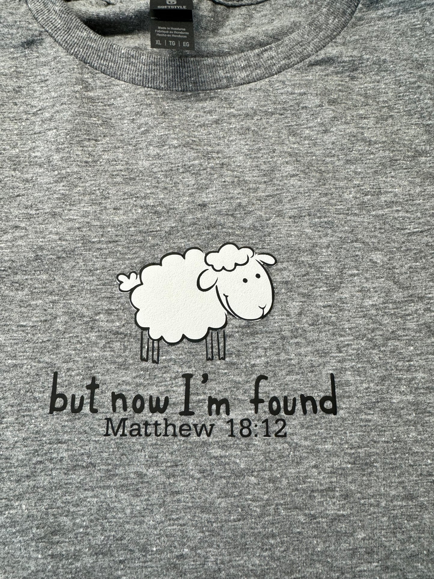 3D puffy sheep But Now Im Found t-shirt