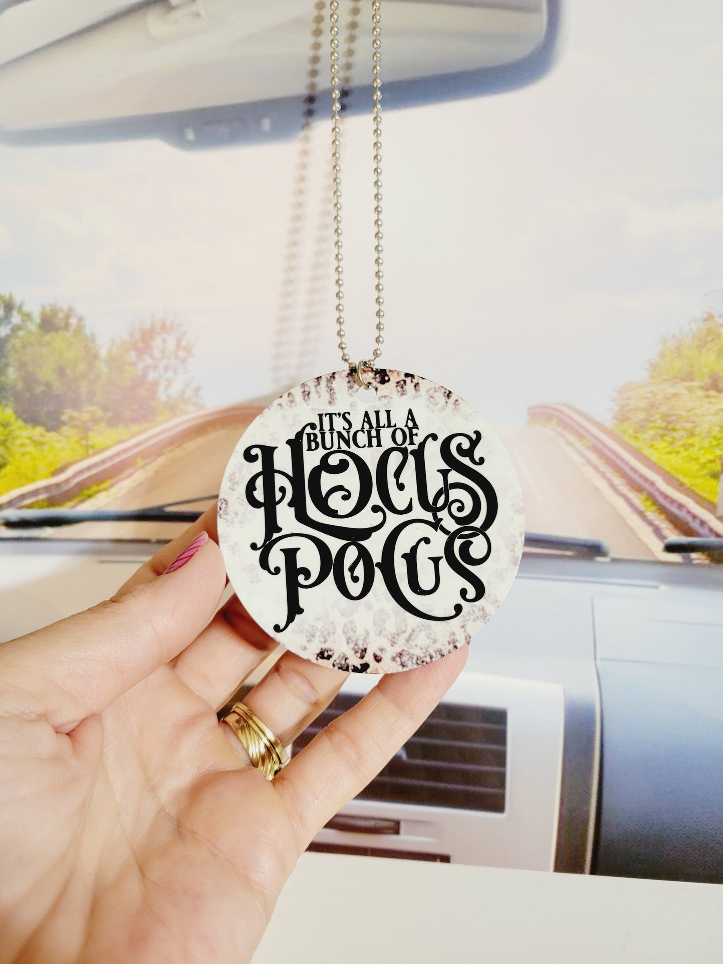 Hocus Pocus rear view mirror charm, car accessory