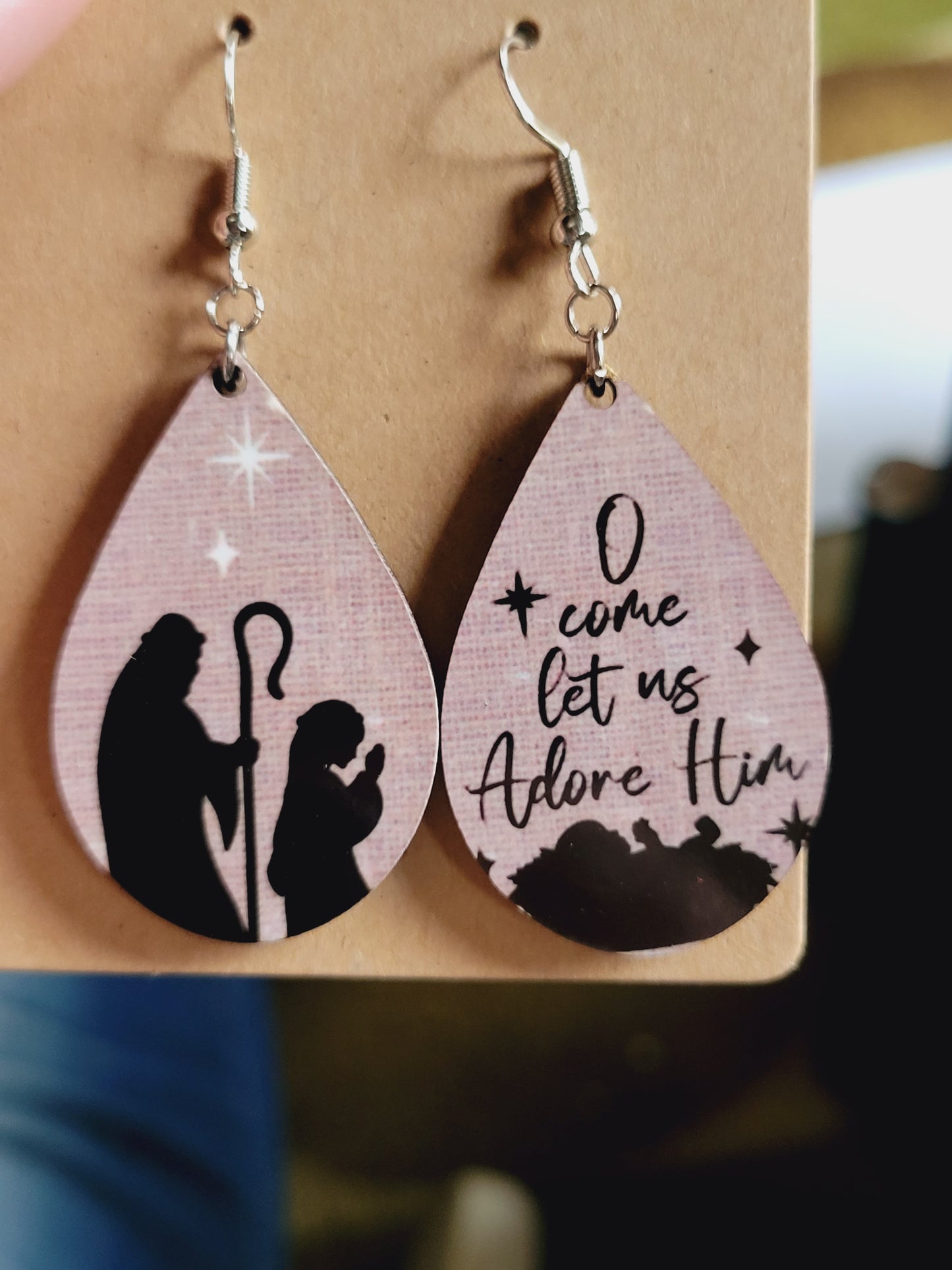Oh Come Let Us Adore Him Earrings