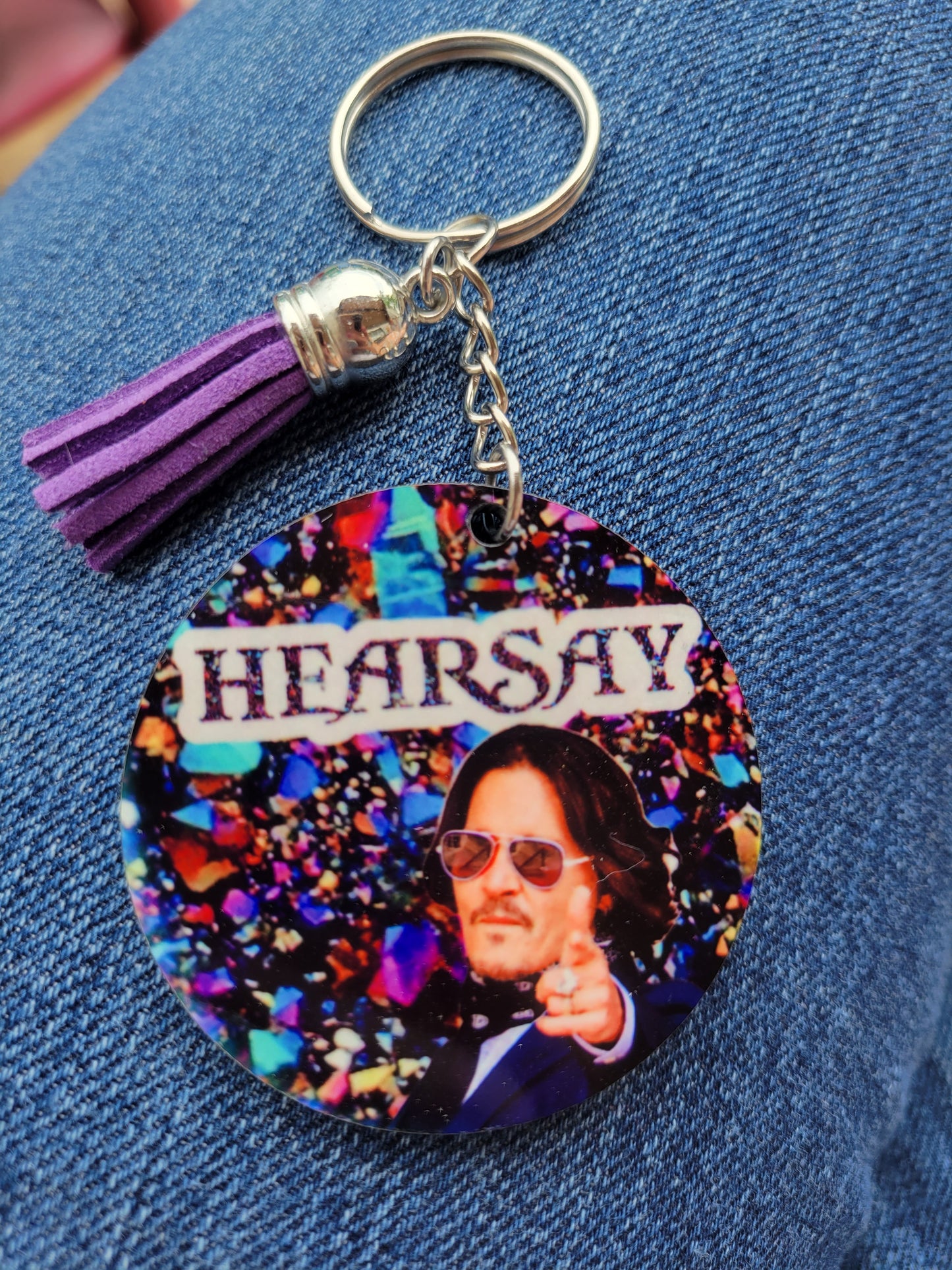 Hearsay keychain