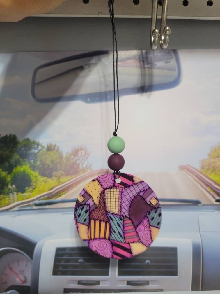 Sally, rear view mirror charm, car accessory